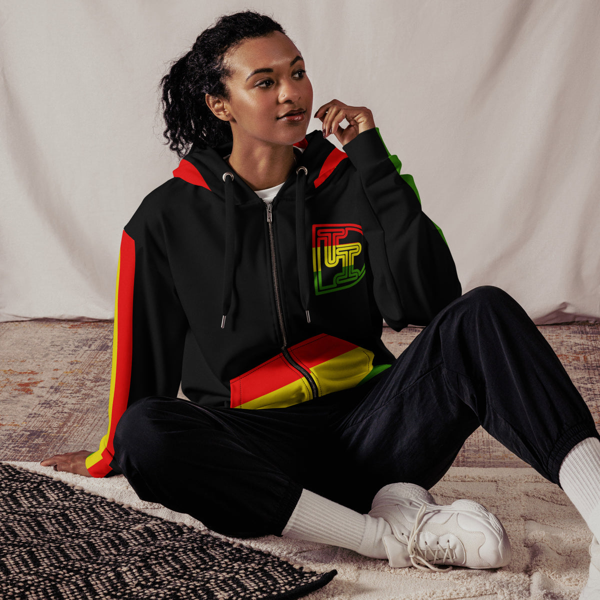 【Raucohouse】Jack pigment stripe zip-up hoodie Amazon.com: Shopoholic Fashion Women Outstitched Stripy Rib