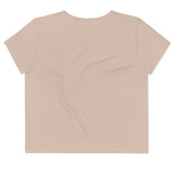 DTI Champagne Print Crop Tee