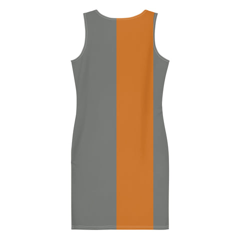 DTI Orange Stripe Cut & Sew Dress – Descendants of the Island
