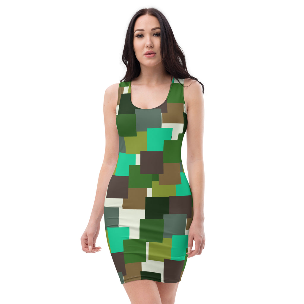 camo dress women DTI Pixel Camo 12 Cut & Sew Dress – Descendants of the Island
