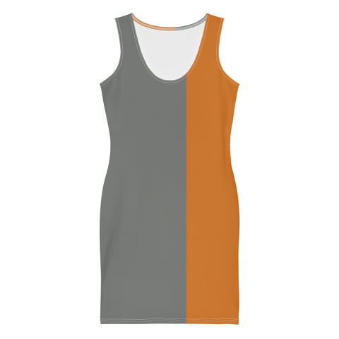 DTI Orange Stripe Cut & Sew Dress – Descendants of the Island