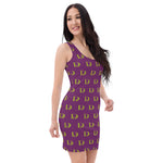 DTI Purp and Chartruese Cut & Sew Dress