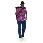 DTI Purple Pixel Camo Men's t-shirt