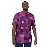 DTI Purple Pixel Camo Men's t-shirt