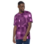 DTI Purple Pixel Camo Men's t-shirt