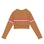 DTI Golden Strawberry Recycled long-sleeve crop top