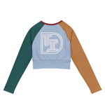 DTI RBGT Multi Recycled long-sleeve crop top