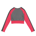 DTI Racer Recycled long-sleeve crop top