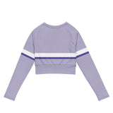 DTI Amethyst Recycled long-sleeve crop top