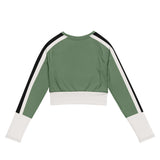 DTI Sage Recycled long-sleeve crop top