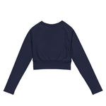 DTI Royal Navy Recycled long-sleeve crop top