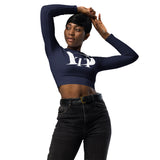 DTI Royal Navy Recycled long-sleeve crop top