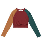 DTI RBGT Multi Recycled long-sleeve crop top