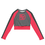 DTI Racer Recycled long-sleeve crop top