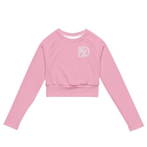 DTI Rosegum Recycled long-sleeve crop top