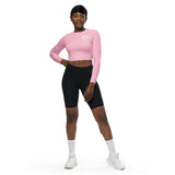 DTI Rosegum Recycled long-sleeve crop top