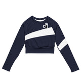 DTI Royal Navy Recycled long-sleeve crop top