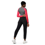 DTI Racer Recycled long-sleeve crop top