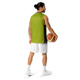 DTI Charteuse Recycled unisex basketball jersey