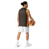 DTI Rich Brown Gold Recycled unisex basketball jersey