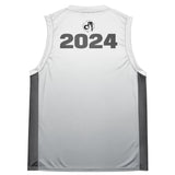 DTI Silver 2024 Recycled unisex basketball jersey