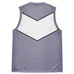 DTI Grey Lavendar Recycled unisex basketball jersey