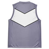 DTI Grey Lavendar Recycled unisex basketball jersey