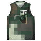 DTI Pixel Camo Recycled unisex basketball jersey