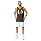 DTI Rich Brown Gold Recycled unisex basketball jersey