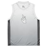 DTI Silver 2024 Recycled unisex basketball jersey