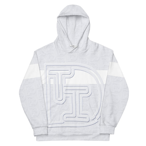 DTI Ebec White Unisex Hoodie