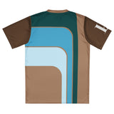 DTI Retro Teal Pop Recycled unisex sports jersey