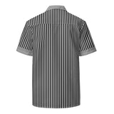 DTI Retro Island Stripey Pop Unisex button shirt