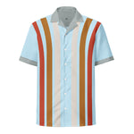 DTI Retro Island Sky Unisex button shirt