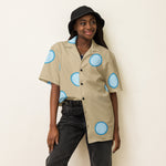 DTI Retro Island Dot Pop Unisex button shirt