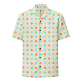 DTI Retro Island Niko Dots Unisex button shirt