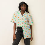 DTI Retro Island Niko Dots Unisex button shirt