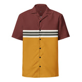 DTI Retro Island Bowling 2 Unisex button shirt