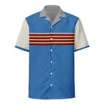 DTI Retro Island Bowling 4 Unisex button shirt