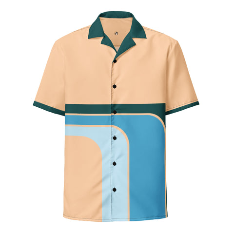 DTI Retro Island Fab3 Unisex button shirt