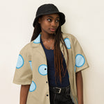 DTI Retro Island Dot Pop Unisex button shirt