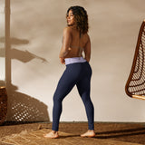 DTI Lavendar Navy Yoga Leggings