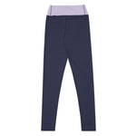 DTI Lavendar Navy Yoga Leggings