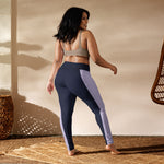 DTI Lavendar Navy Yoga Leggings