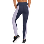 DTI Lavendar Navy Yoga Leggings