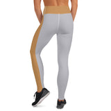 DTI Gold and Silver Yoga Leggings