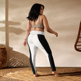 DTI Black Stripe Yoga Leggings