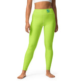 DTI Caf Green Yoga Leggings