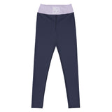 DTI Lavendar Navy Yoga Leggings