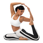 DTI Black Stripe Yoga Leggings